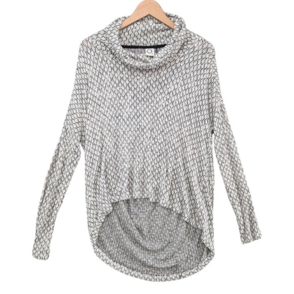 Anthropologie Akemi Kin Sweater Womens Grey Cowl Neck Long Sleeve Pullover Sz XS - Picture 1 of 7